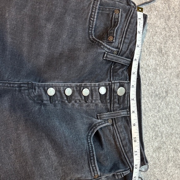 Denim Forum Yoko High Rise Slim Jeans Washed Black Size 26 👖🖤 - Picture 12 of 12